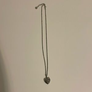 silver gucci blind for love necklace